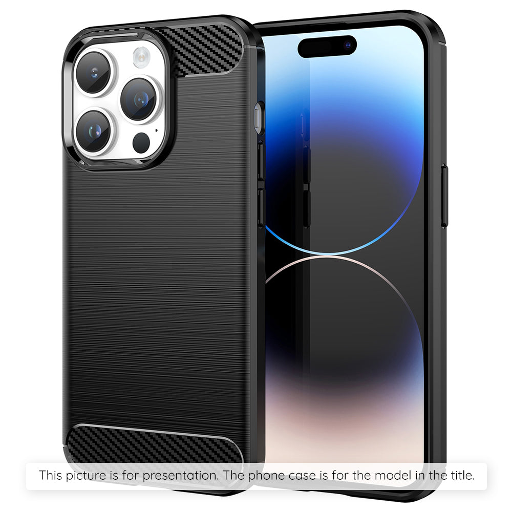 Case for Motorola Moto G56, Techsuit, Carbon, Black