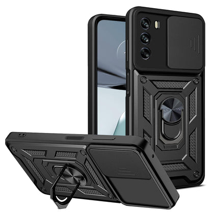 Hoes voor Motorola Moto G62 5G, Techsuit, CamShield, Zwart