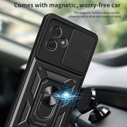 Coque pour Motorola Moto G64 / G54 Power Edition, Techsuit, CamShield, Noire