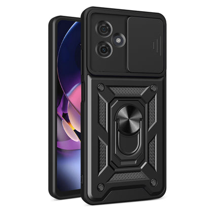 Coque pour Motorola Moto G64 / G54 Power Edition, Techsuit, CamShield, Noire