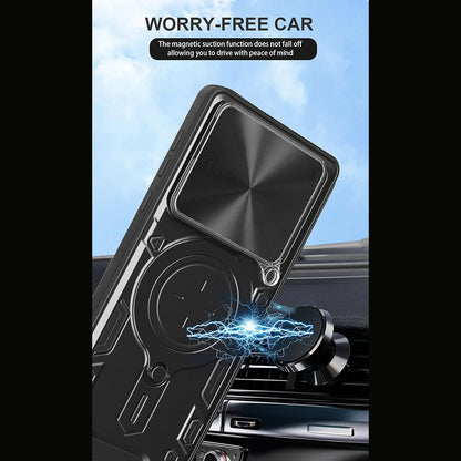 Hoes voor Motorola Moto G67 Power / G57 Power, Techsuit, CamGuard Pro, Zwart