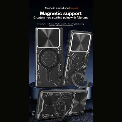 Hoes voor Motorola Moto G67 Power / G57 Power, Techsuit, CamGuard Pro, Zwart