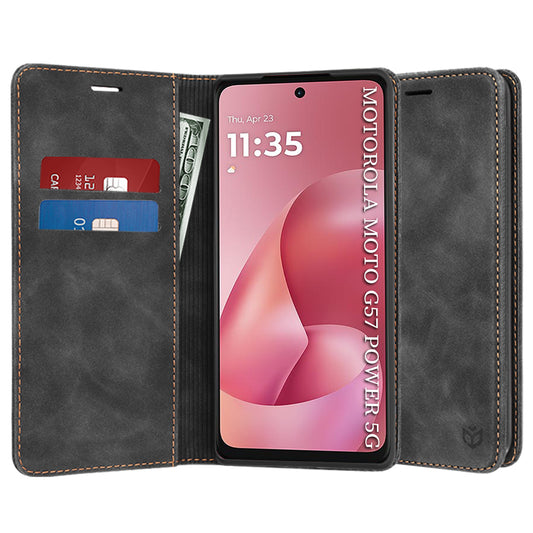 Étui pour Motorola Moto G67 Power / G57 Power, Techsuit, Confy, Noir