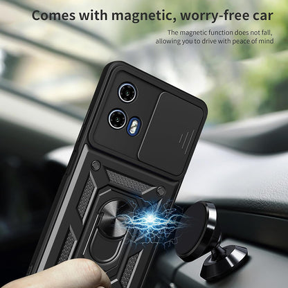 Coque pour Motorola Moto G71 5G, Techsuit, CamShield, Noire