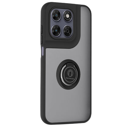 Coque pour Motorola Moto G77 / G67, Techsuit, Glinth, Noire