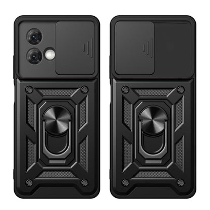 Coque pour Motorola Moto G84, Techsuit, CamShield, Noire