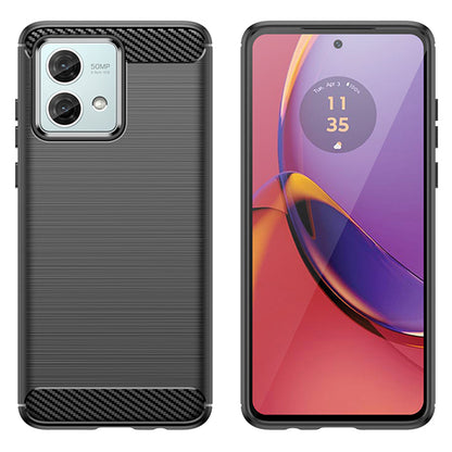 Case for Motorola Moto G84, Techsuit, Carbon, Black