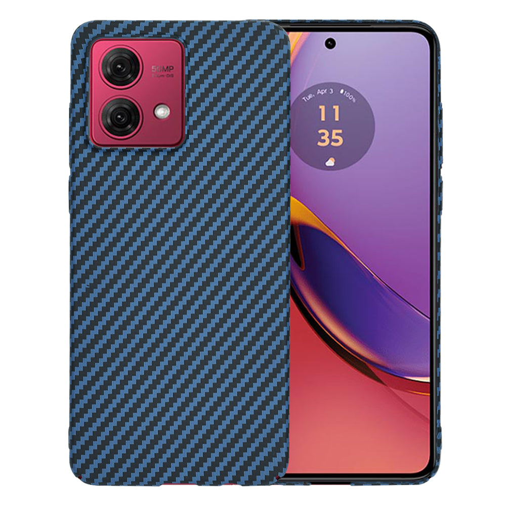 Hoes voor Motorola Moto G84, Techsuit, Carbonite FiberShell, Turkoois