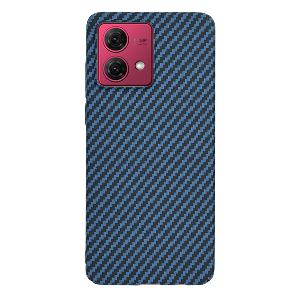 Hoes voor Motorola Moto G84, Techsuit, Carbonite FiberShell, Turkoois