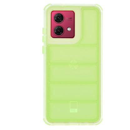 Coque pour Motorola Moto G84, Techsuit, Wave Shield, Vert