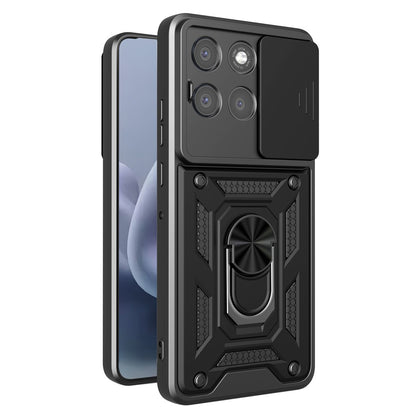 Hoes voor Motorola Moto G86 Power, Techsuit, CamShield, Zwart