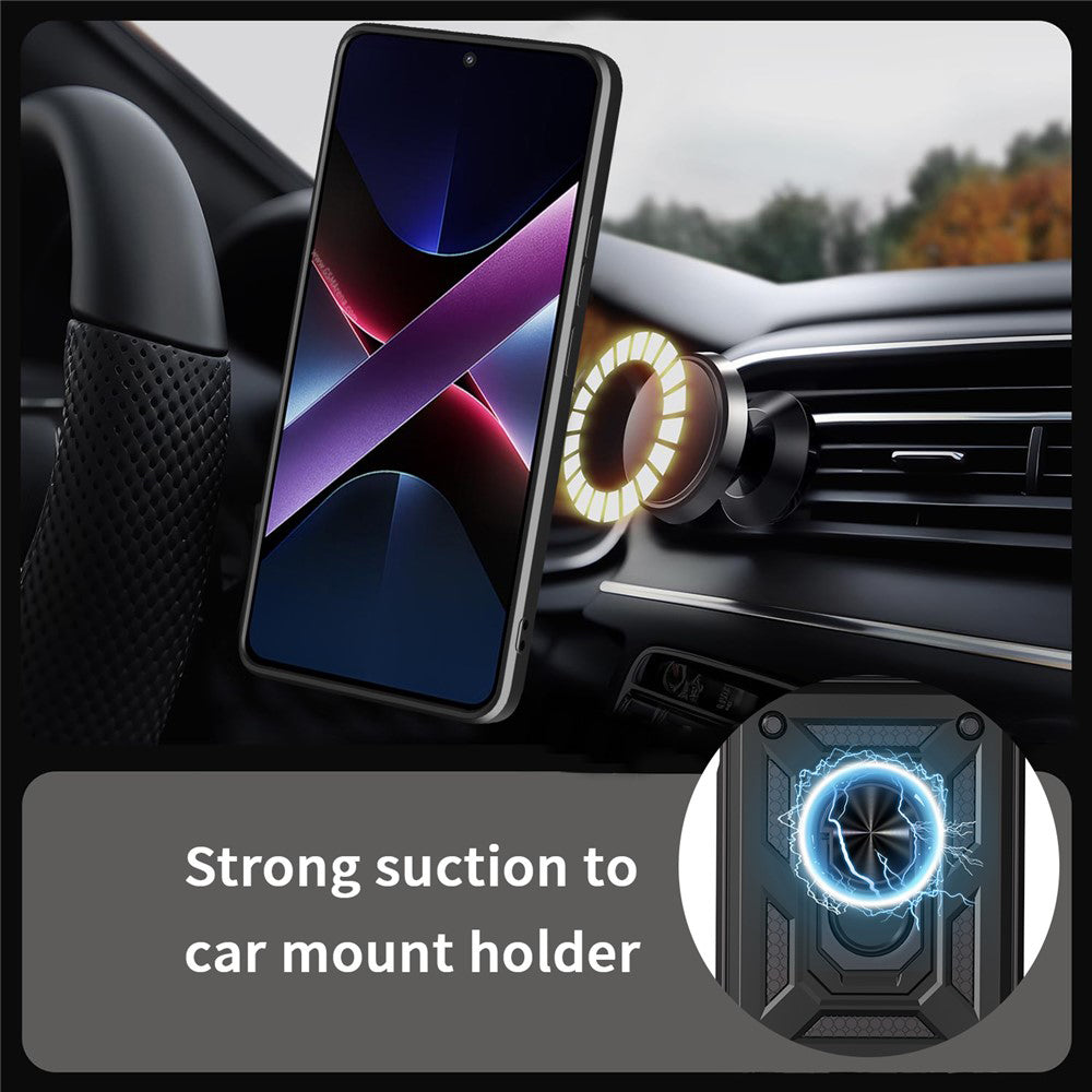 Hoes voor Motorola Moto G86 Power, Techsuit, CamShield, Zwart