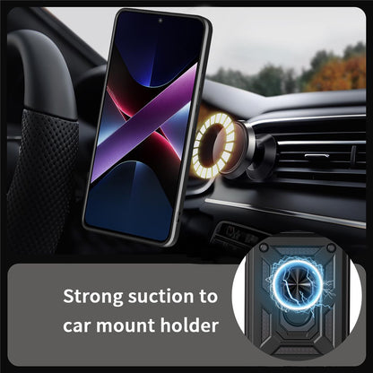 Hoes voor Motorola Moto G86 Power, Techsuit, CamShield, Zwart
