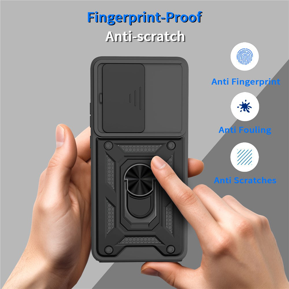 Hoes voor Motorola Moto G86 Power, Techsuit, CamShield, Zwart