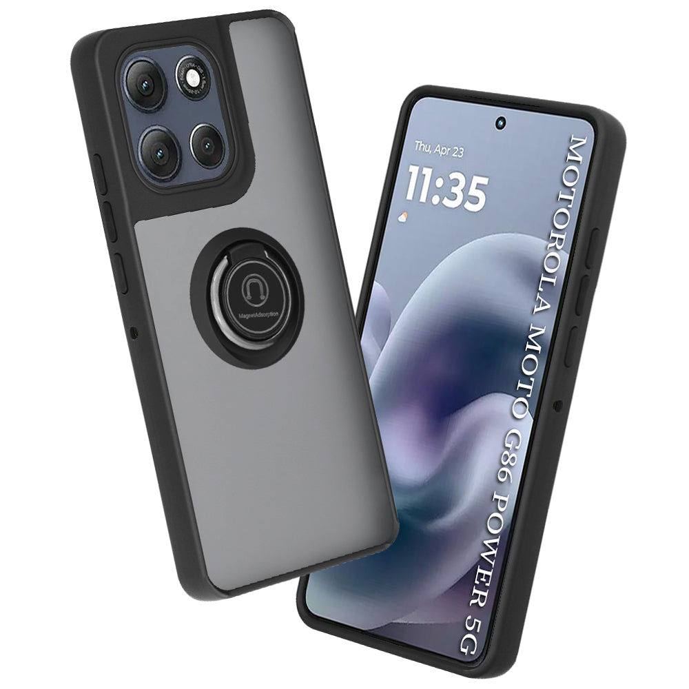 Coque pour Motorola Moto G86 Power, Techsuit, Glinth, Noire