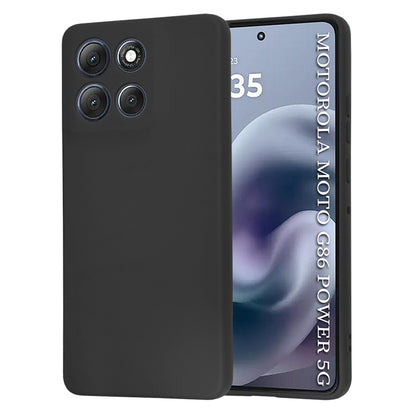 Hoes voor Motorola Moto G86 Power, Techsuit, SoftFlex, Zwart