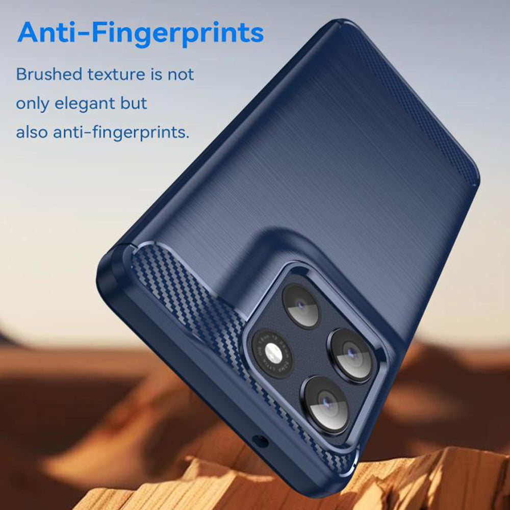 Hülle für Motorola Moto G86, Techsuit, Carbon, Blau