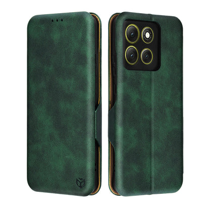 Hülle für Motorola Moto G86, Techsuit, Safe Wallet Plus, Grün