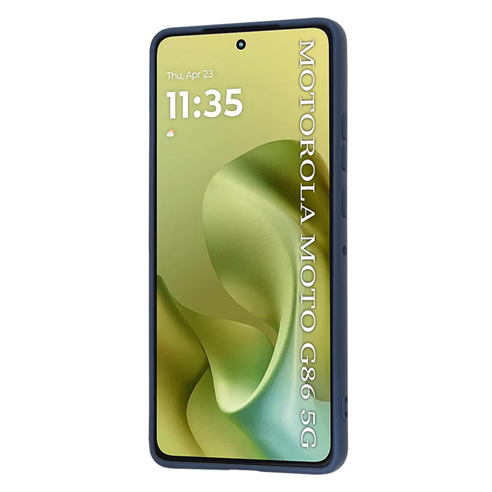 Coque pour Motorola Moto G86, Techsuit, SoftFlex, Bleu marine