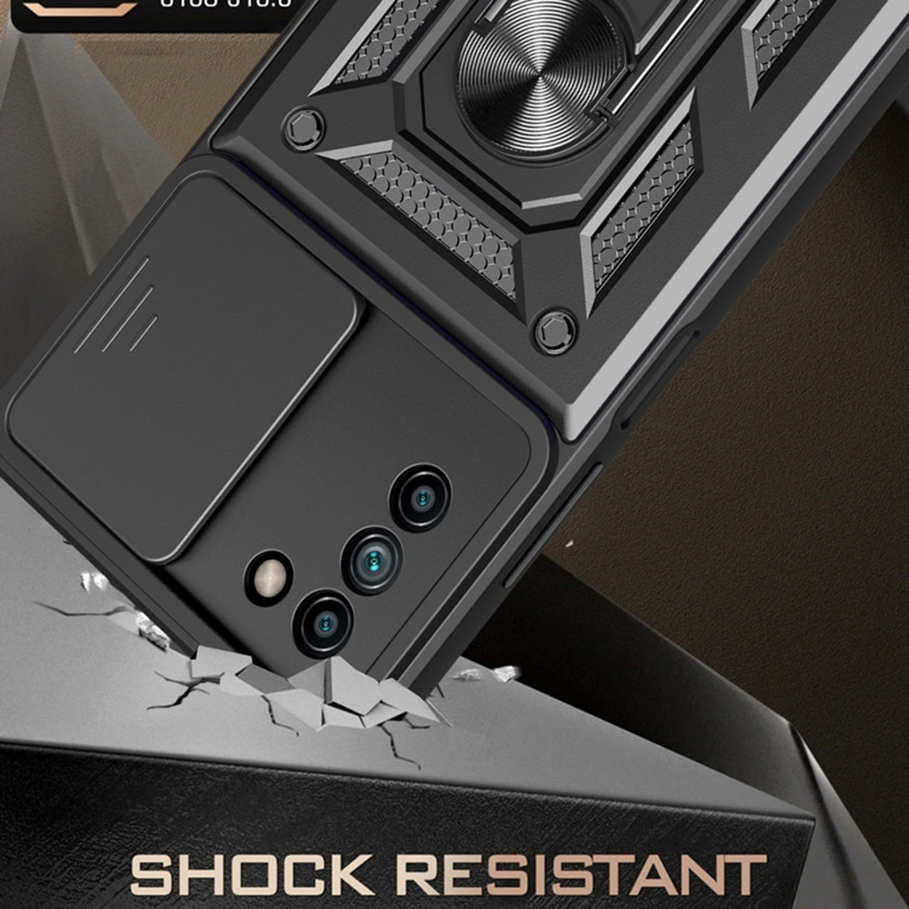 Hülle für Nokia G22, Techsuit, CamShield, Schwarz