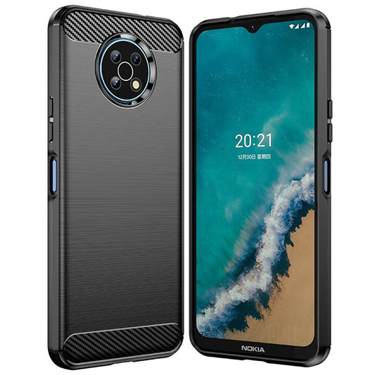 Hoes voor Nokia G50, Techsuit, Carbon, Zwart