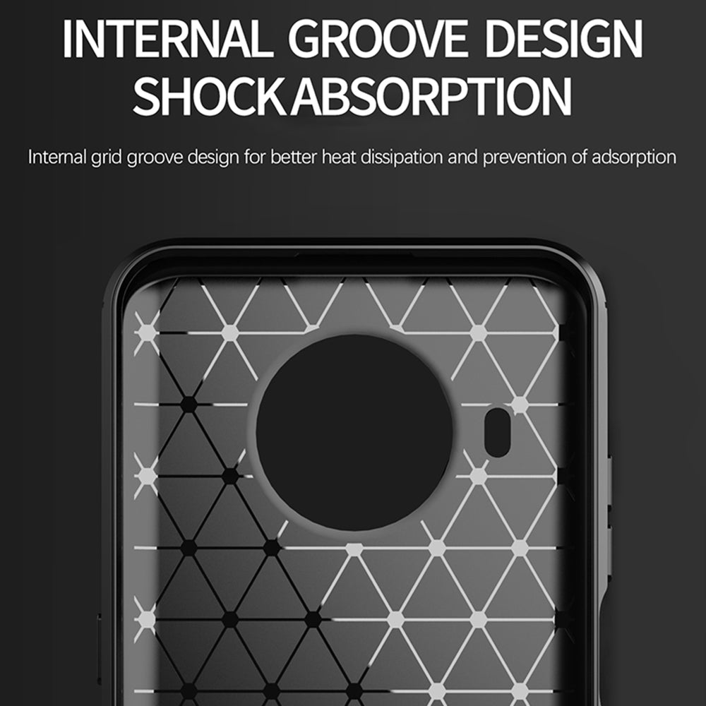 Hülle für Nokia X10 / X20, Techsuit, Carbon, Schwarz
