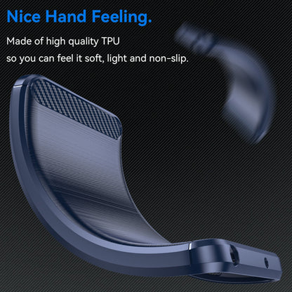 Coque pour Nothing CMF Phone 1, Techsuit, Carbone, Bleue