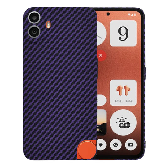 Hoes voor Nothing CMF Phone 1, Techsuit, Carbonite FiberShell, Paars