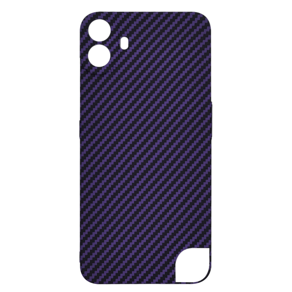 Case for Nothing CMF Phone 1, Techsuit, Carbonite FiberShell, Purple
