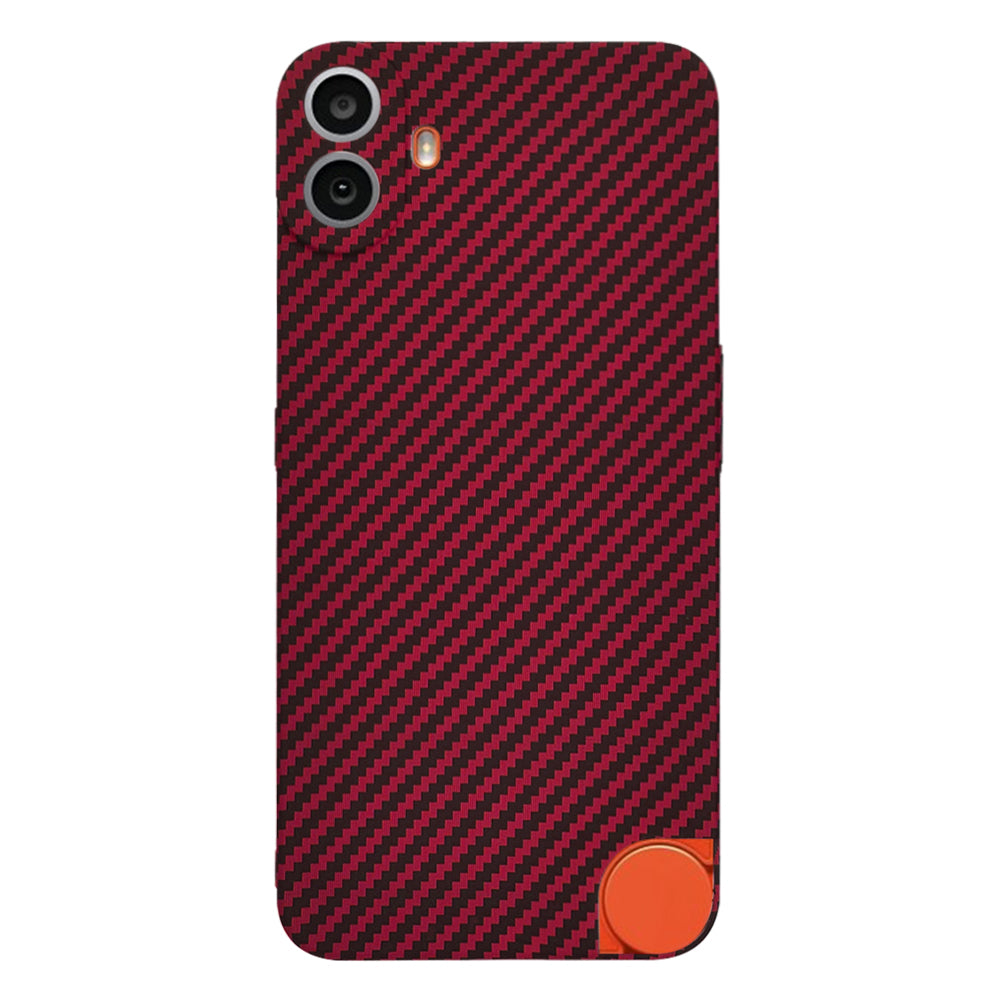 Coque pour Nothing CMF Phone 1, Techsuit, Carbonite FiberShell, Rouge