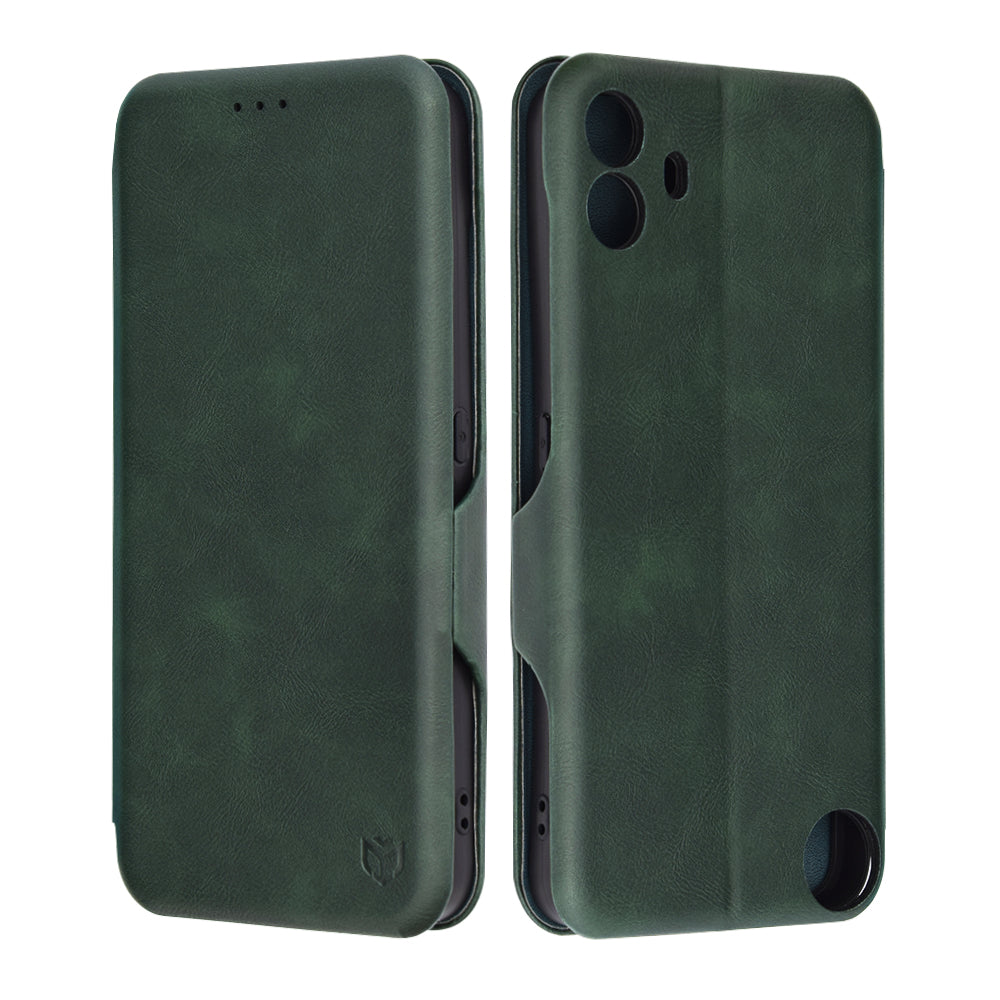 Coque pour Nothing CMF Phone 1, Techsuit, Safe Wallet Plus, Vert