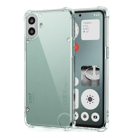 Hoes voor Nothing CMF Phone 1, Techsuit, Schokbestendig Transparant, Doorzichtig