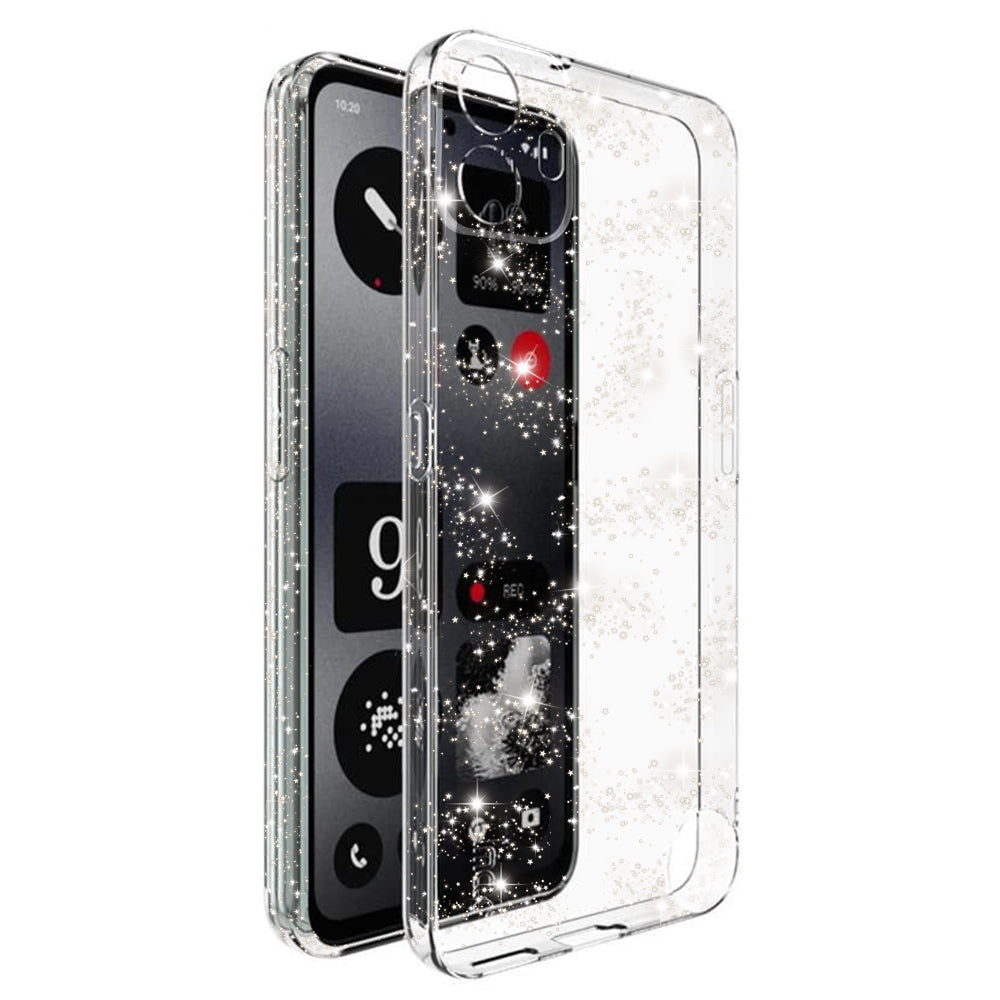 Hülle für Nothing CMF Phone 1, Techsuit, SparkleSkin, Transparent