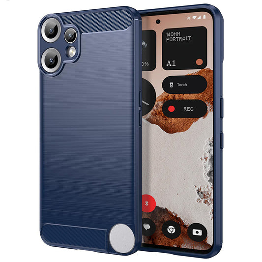 Hoes voor Nothing CMF Phone 2 Pro, Techsuit, Carbon, Blauw