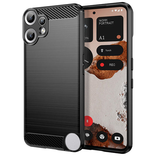 Hoes voor Nothing CMF Phone 2 Pro, Techsuit, Carbon, Zwart