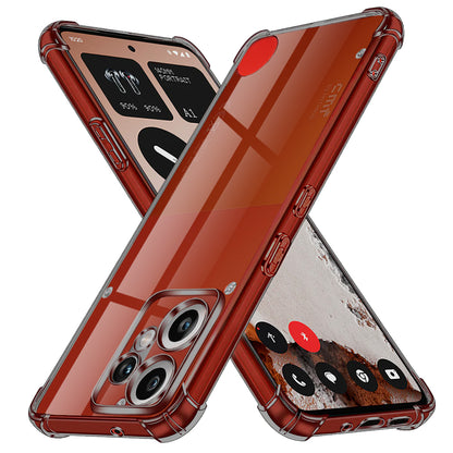 Hülle für Nothing CMF Phone 2 Pro, Techsuit, stoßfeste klare, rauchfarben