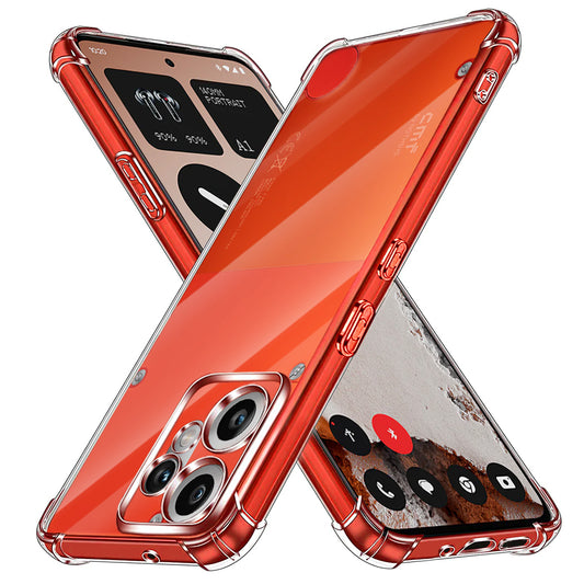 Hoes voor Nothing CMF Phone 2 Pro, Techsuit, Schokbestendig Transparant, Doorzichtig