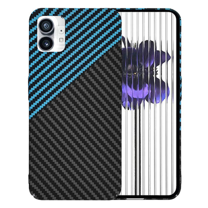 Case for Nothing Phone (1), Techsuit, Carbonite FiberShell, Black Blue