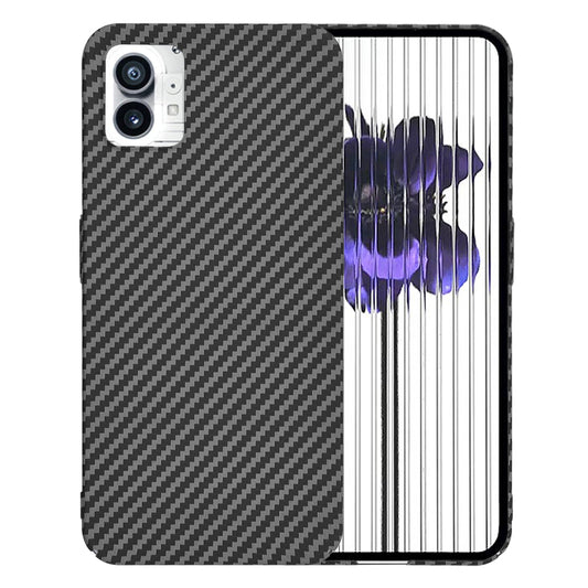 Hoesje voor Nothing Phone (1), Techsuit, Carbonite FiberShell, Zwart