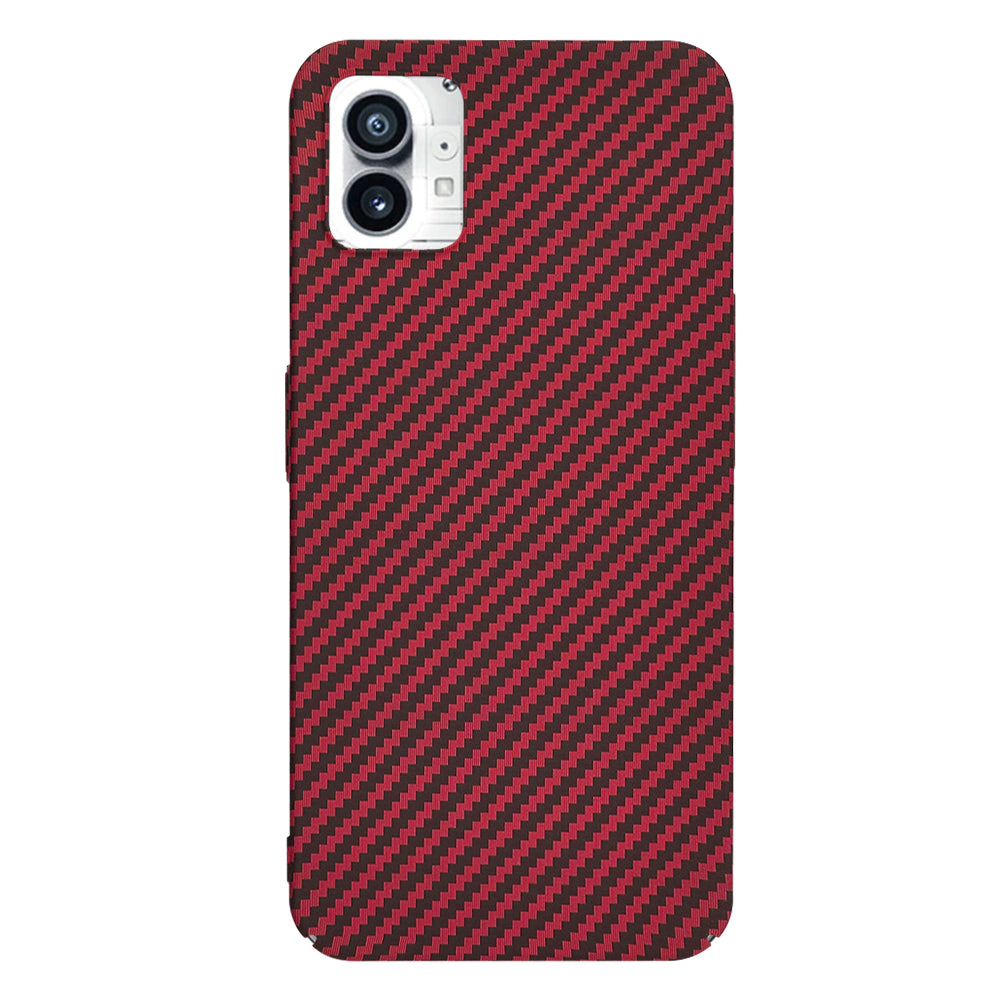Coque pour Nothing Phone (1), Techsuit, Carbonite FiberShell, Rouge
