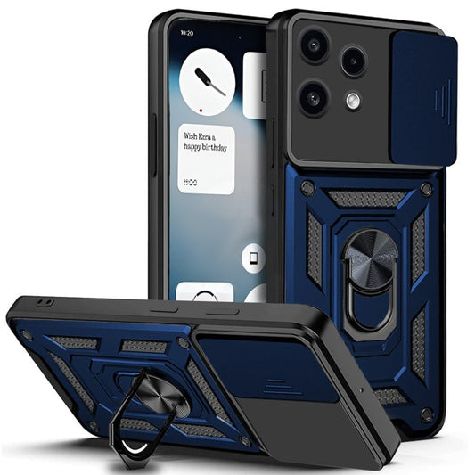 Hülle für Nothing Phone (3a) Lite, Techsuit, CamShield, Blau