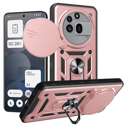Hoes voor Nothing Phone (3a) Pro, Techsuit, CamShield, Roze