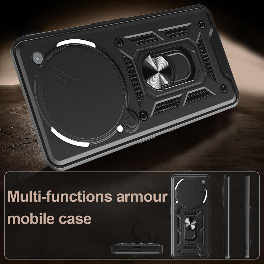 Coque pour Nothing Phone (3a) Pro, Techsuit, CamShield, Vert