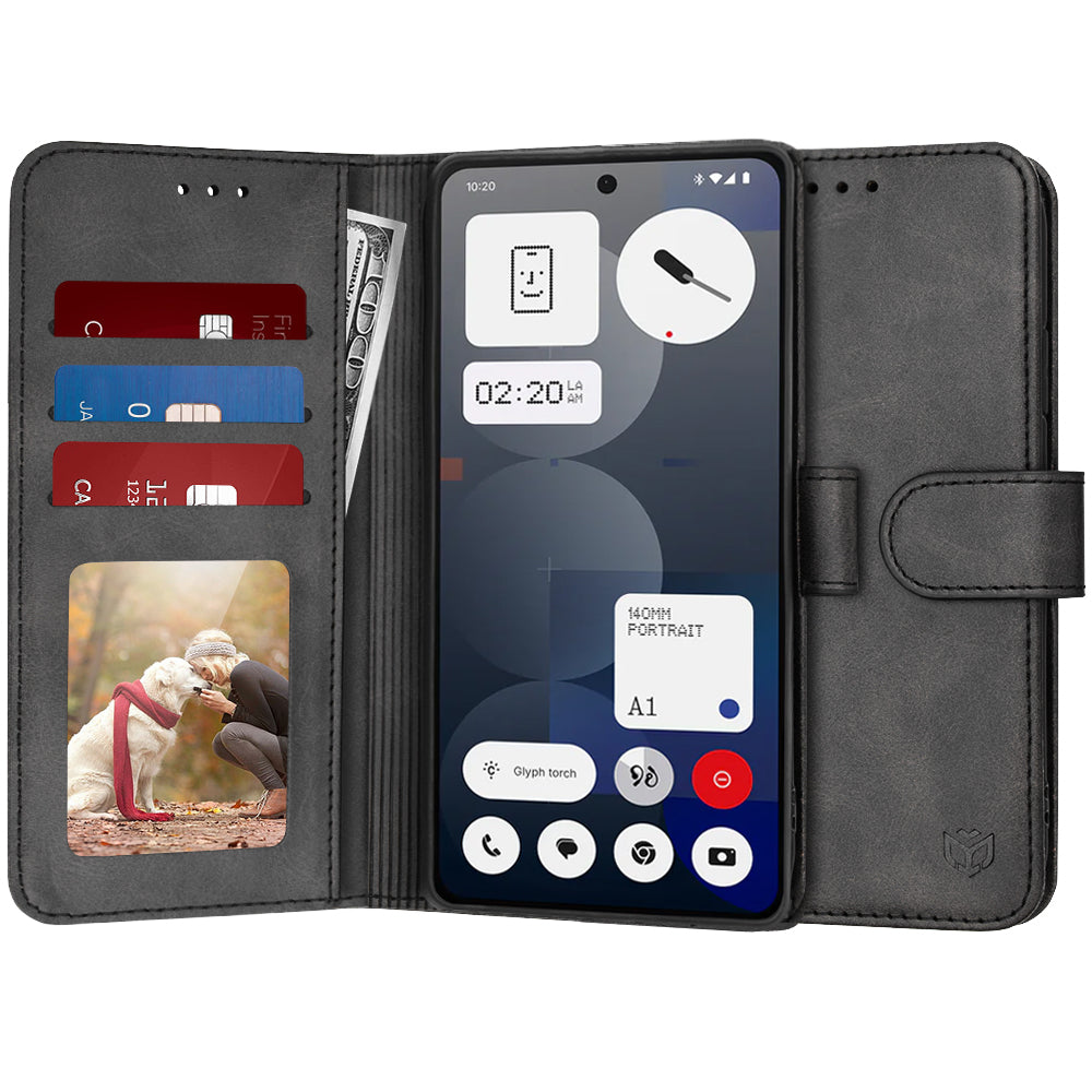 Hoes voor Nothing Phone (3a) Pro, Techsuit, Diary Book, Zwart