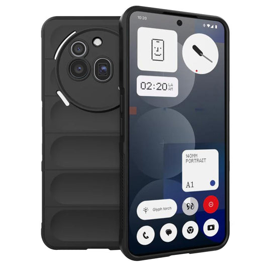 Hoes voor Nothing Phone (3a) Pro, Techsuit, Magic Shield, Zwart