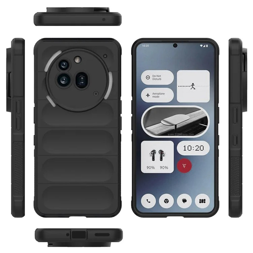 Hoes voor Nothing Phone (3a) Pro, Techsuit, Magic Shield, Zwart