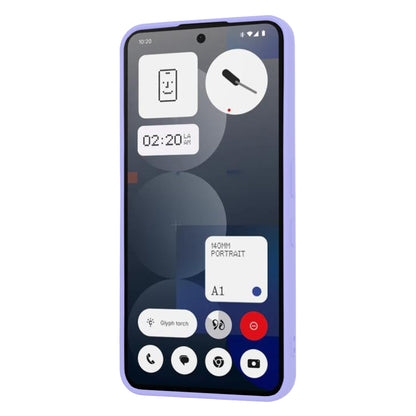 Hülle für Nothing Phone (3a) Pro, Techsuit, SoftFlex, Hellviolett