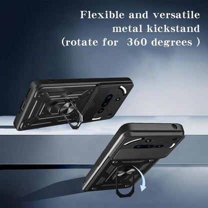 Coque pour Nothing Phone (3a), Techsuit, CamShield, Noire