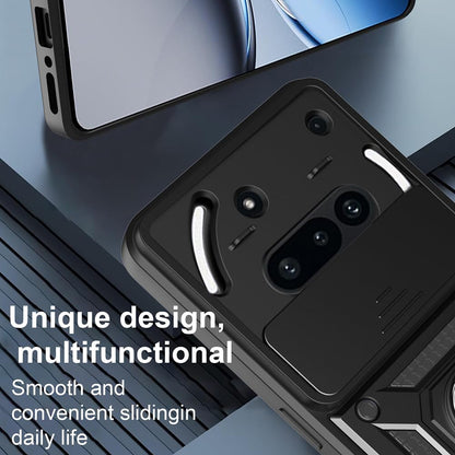 Coque pour Nothing Phone (3a), Techsuit, CamShield, Noire