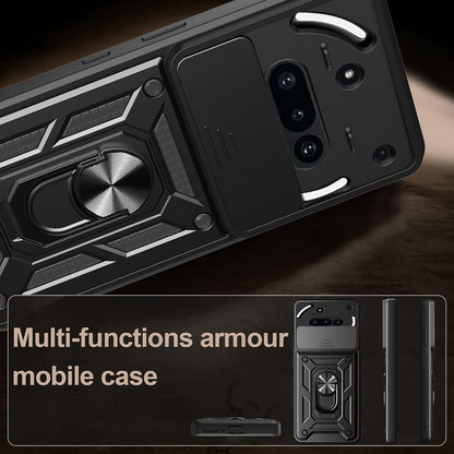 Coque pour Nothing Phone (3a), Techsuit, CamShield, Noire